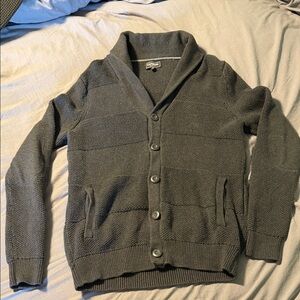 Express Dark Gray Cardigan Sweater